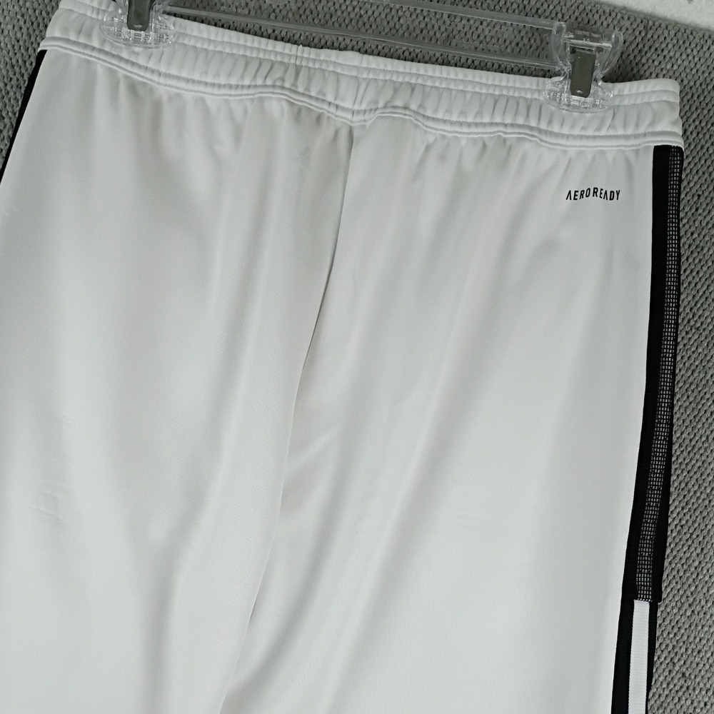 Adidas Tiro Track Pants Mens M* White Black AeroReady Primegreen Soccer Joggers - Picture 5 of 10